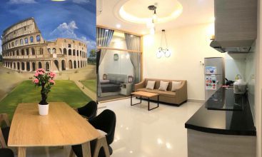 Cho thuê căn hộ 1PN nhà đẹp